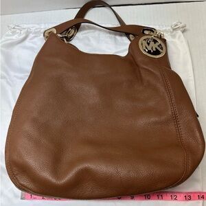 Michael Kors  Brown Leather Hobo Bag